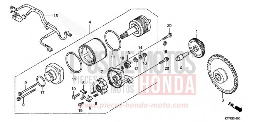 STARTING MOTOR SH150RC de 2012